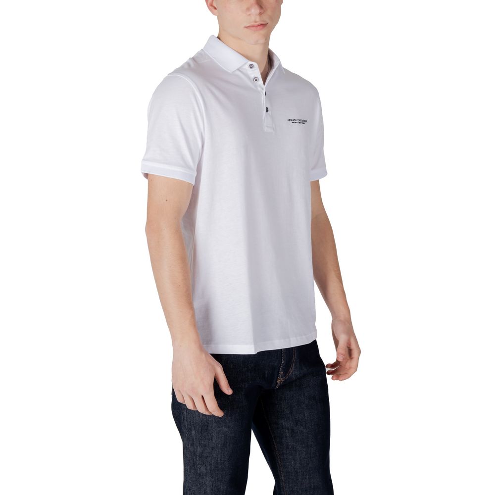 White Cotton Polo Shirt