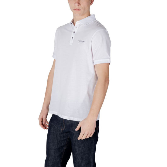 White Cotton Polo Shirt