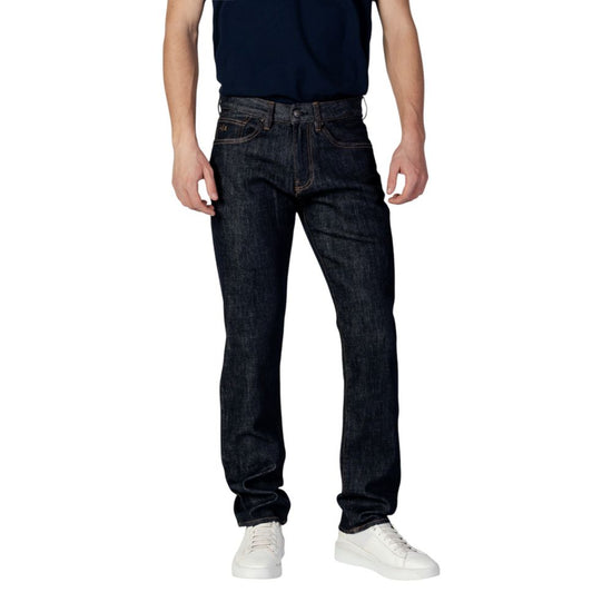 Blue Polyester Jeans & Pant