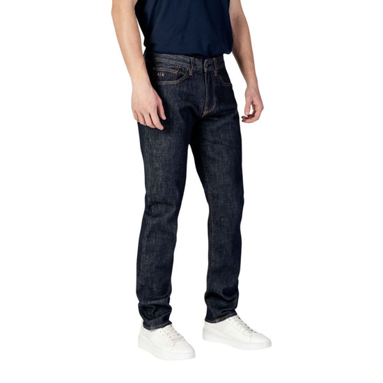 Blue Polyester Jeans & Pant