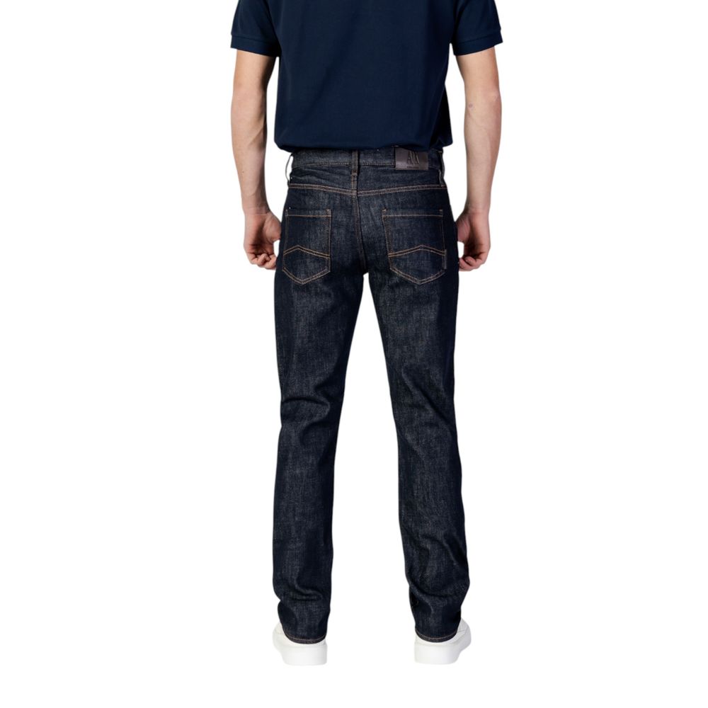 Blue Polyester Jeans & Pant