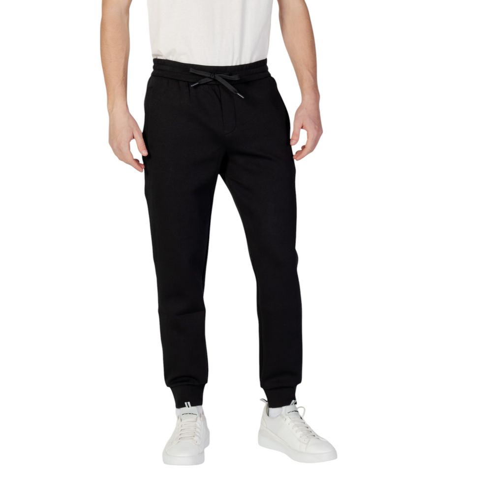 Black Cotton Jeans & Pant