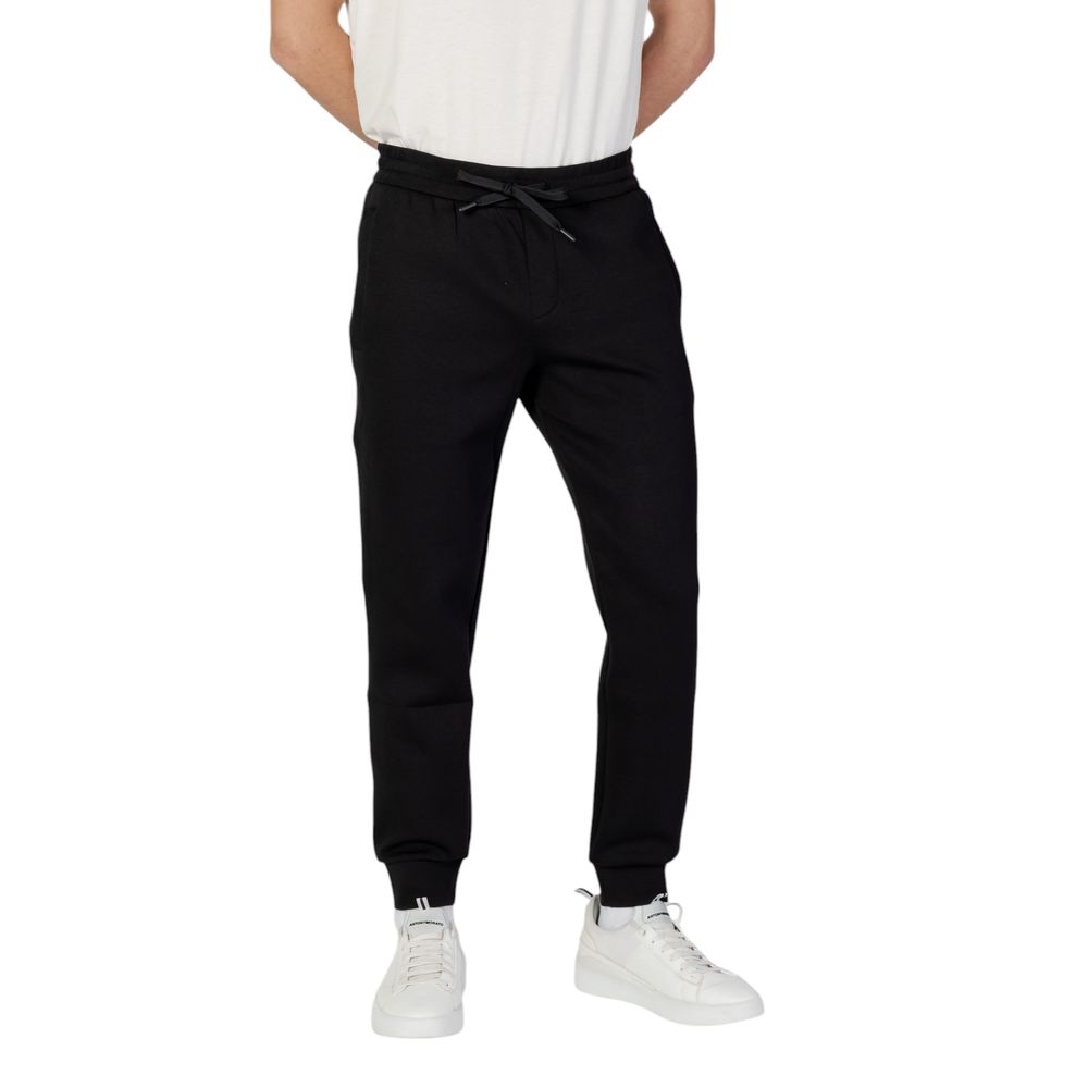 Black Cotton Jeans & Pant