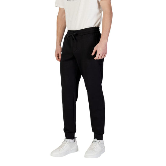 Black Cotton Jeans & Pant