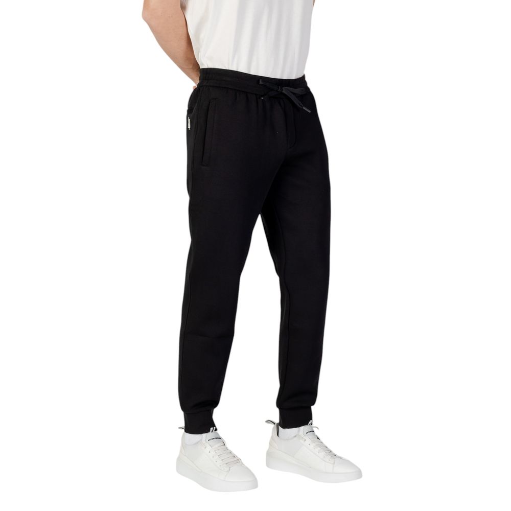 Black Cotton Jeans & Pant