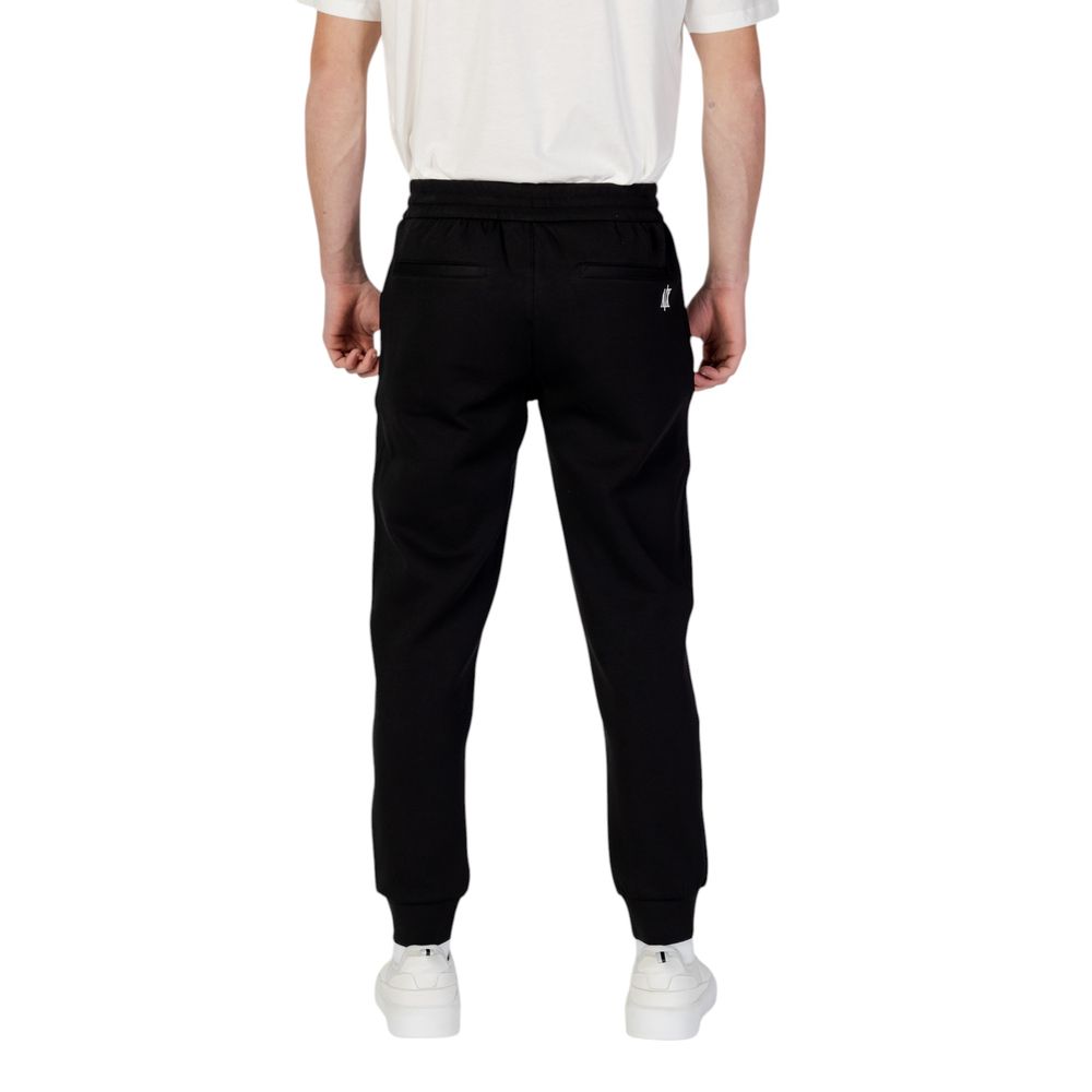 Black Cotton Jeans & Pant