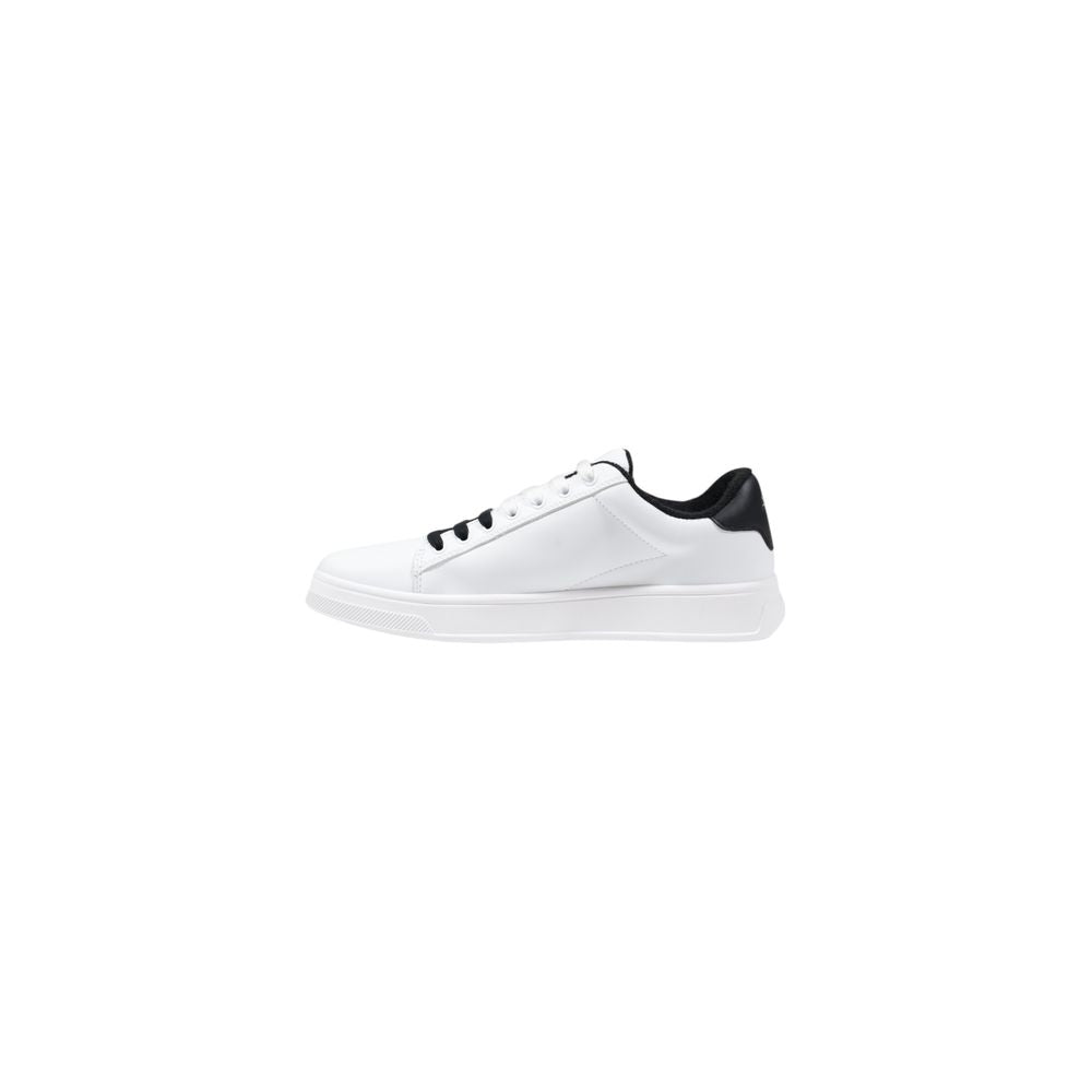 White Polyester Sneaker