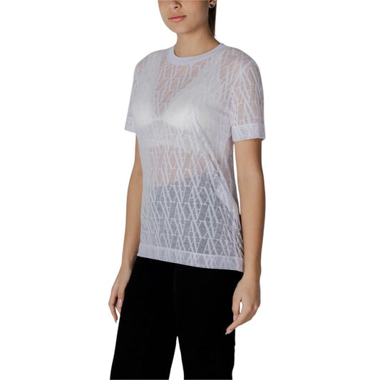 White Polyester Tops & T-Shirt