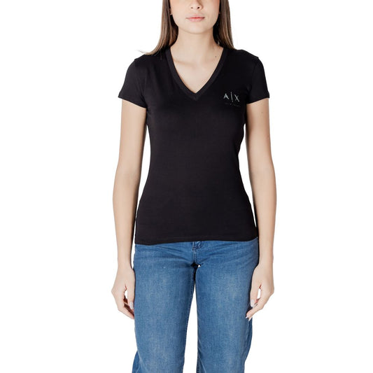 Black Cotton Tops & T-Shirt