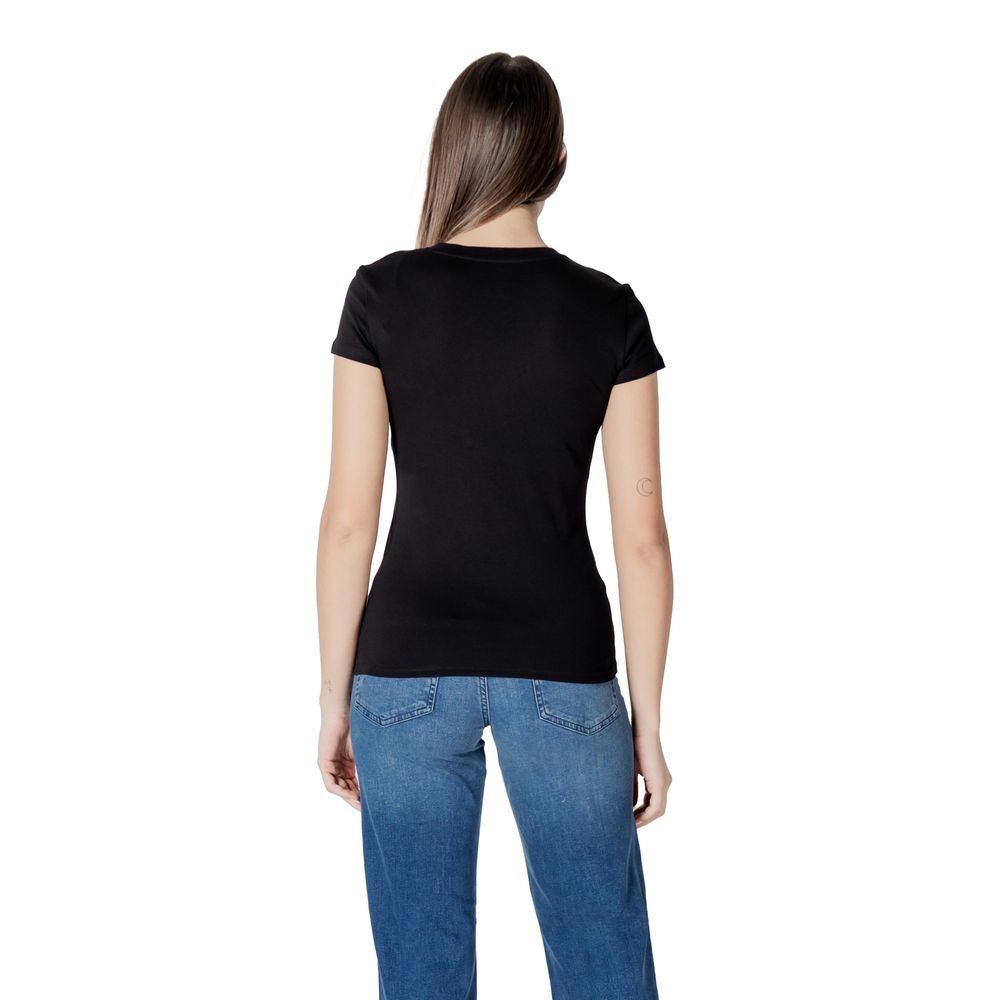 Black Cotton Tops & T-Shirt