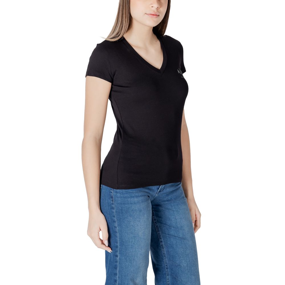 Black Cotton Tops & T-Shirt