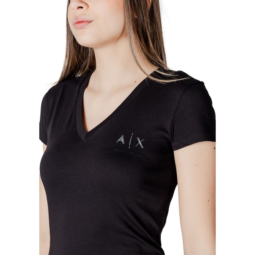 Black Cotton Tops & T-Shirt