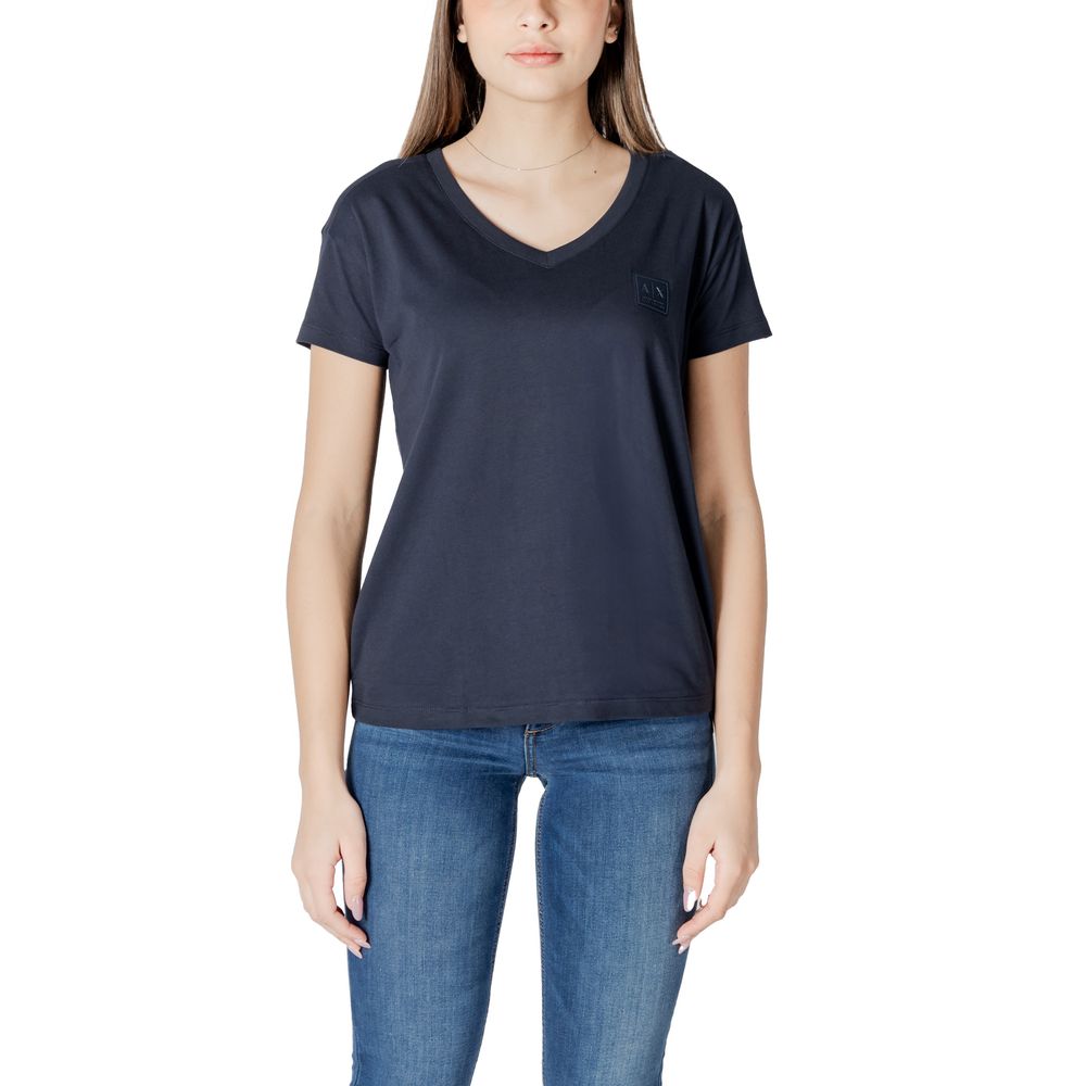 Blue Cotton Tops & T-Shirt