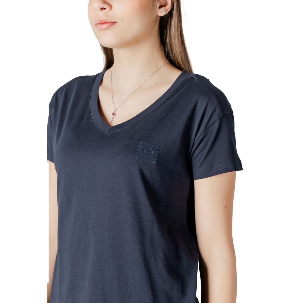 Blue Cotton Tops & T-Shirt