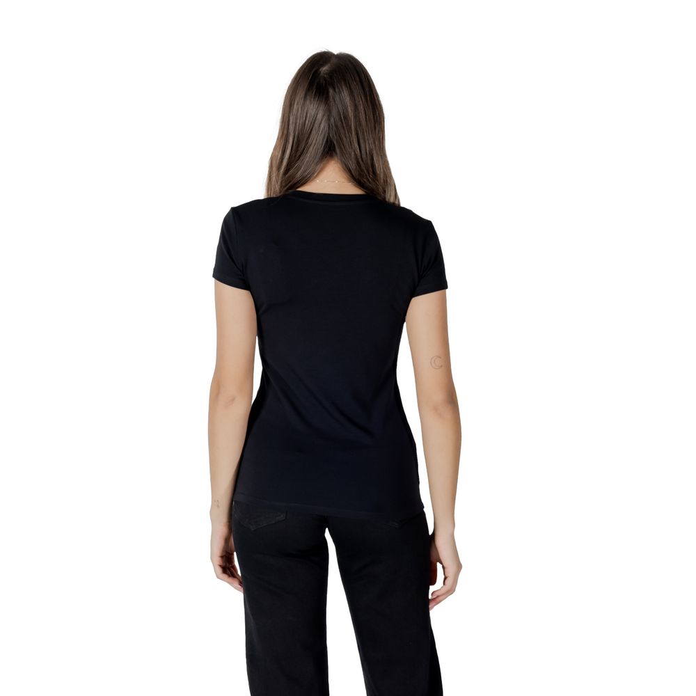 Black Cotton Tops & T-Shirt