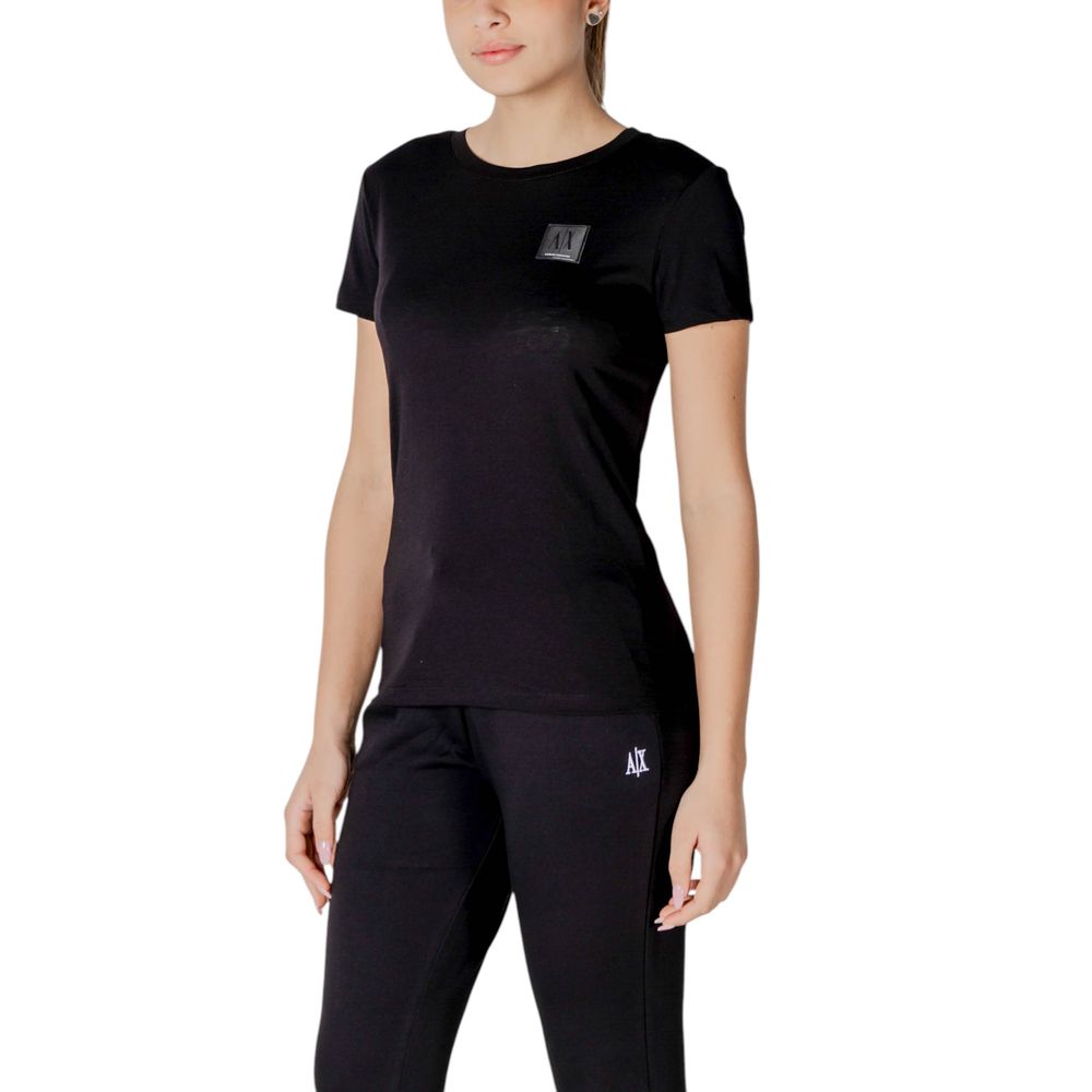 Black Cotton Tops & T-Shirt