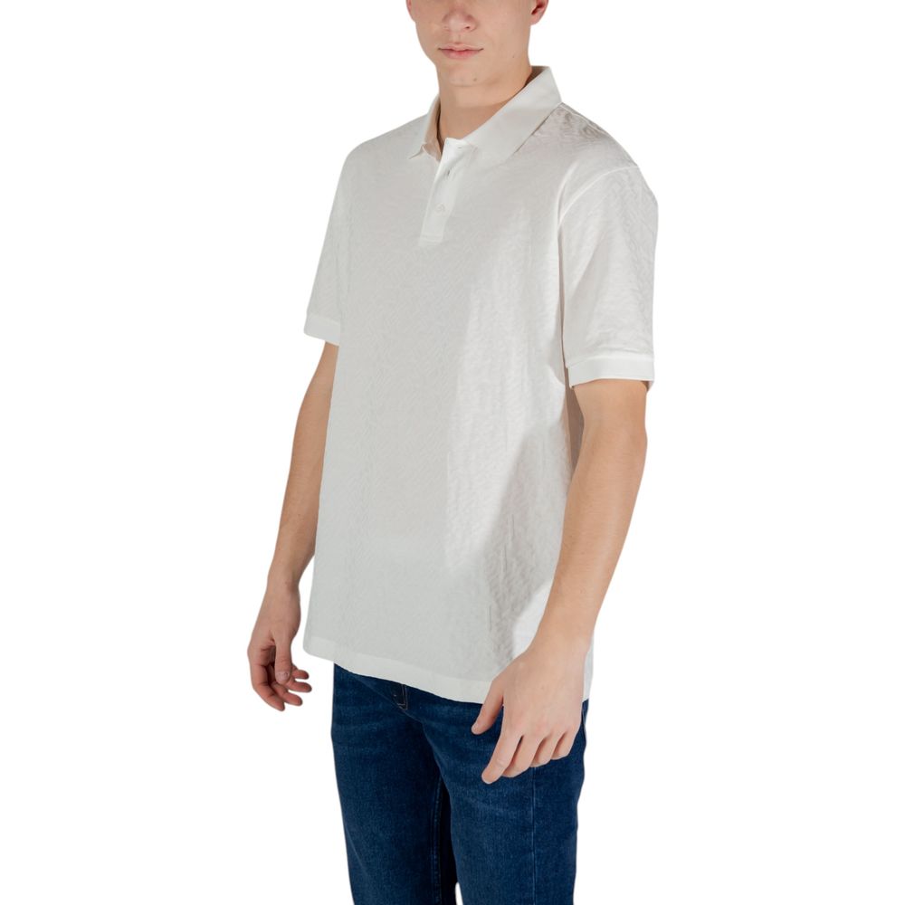 Cream Cotton Polo Shirt