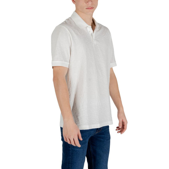 Cream Cotton Polo Shirt