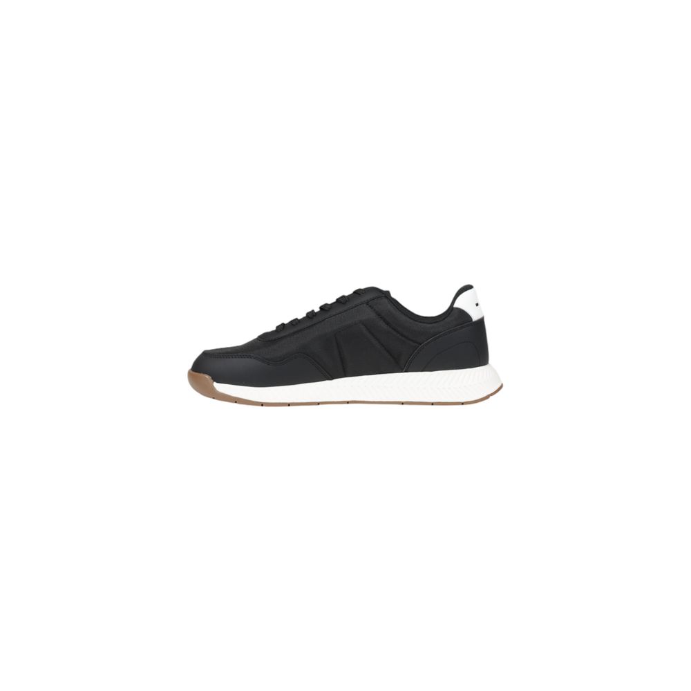 Black Polyester Sneaker