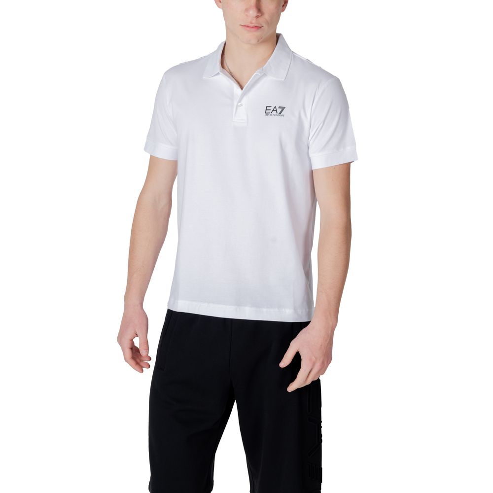 White Cotton Polo Shirt