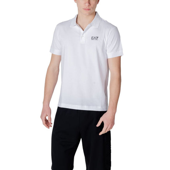 White Cotton Polo Shirt