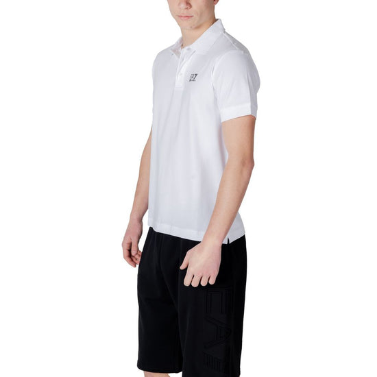 White Cotton Polo Shirt