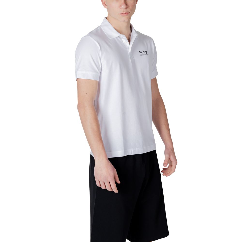 White Cotton Polo Shirt