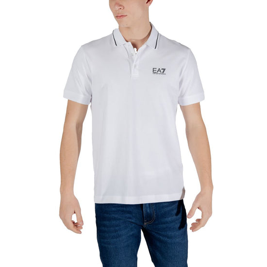 White Cotton Polo Shirt