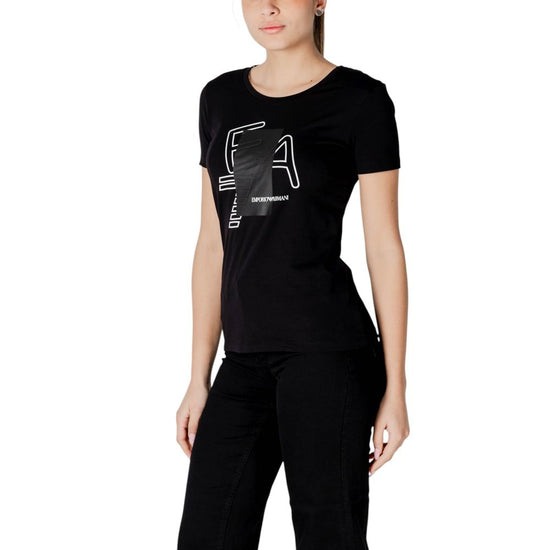 Black Cotton Tops & T-Shirt