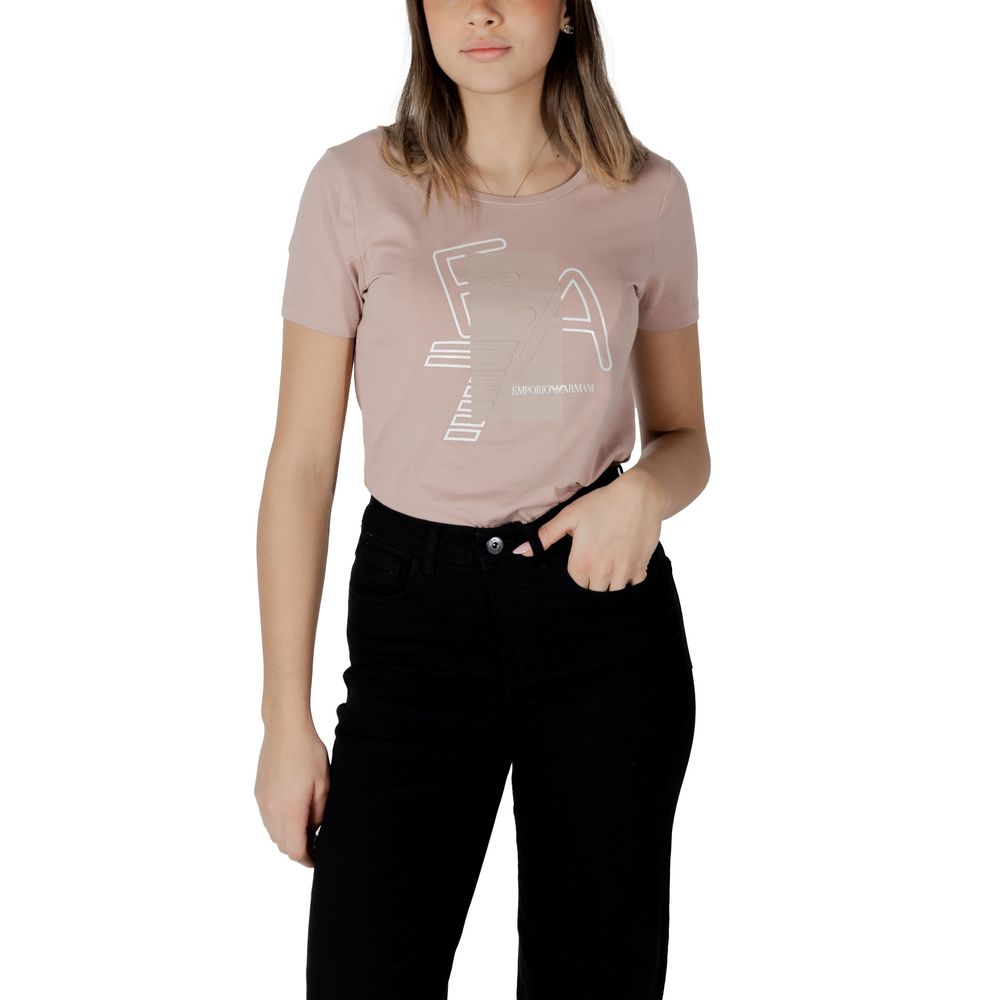 Pink Cotton Tops & T-Shirt