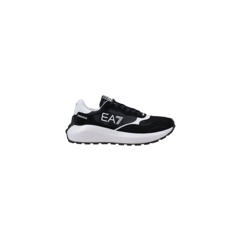 Black And White Polyamide Sneaker