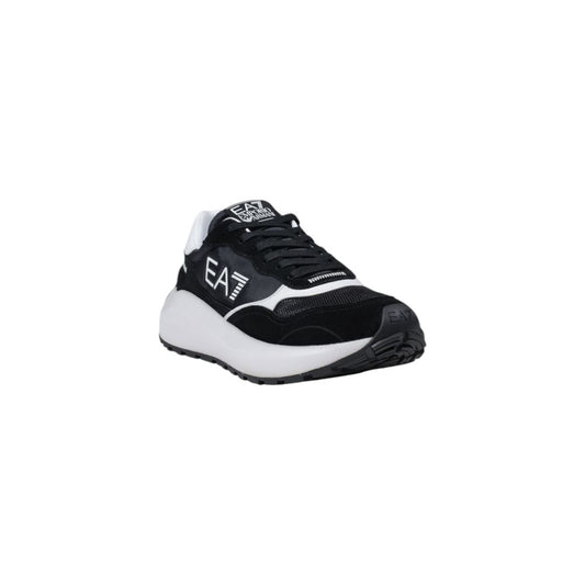 Black And White Polyamide Sneaker