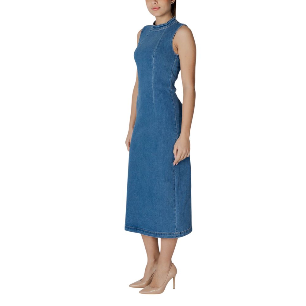 Blue Cotton Dress