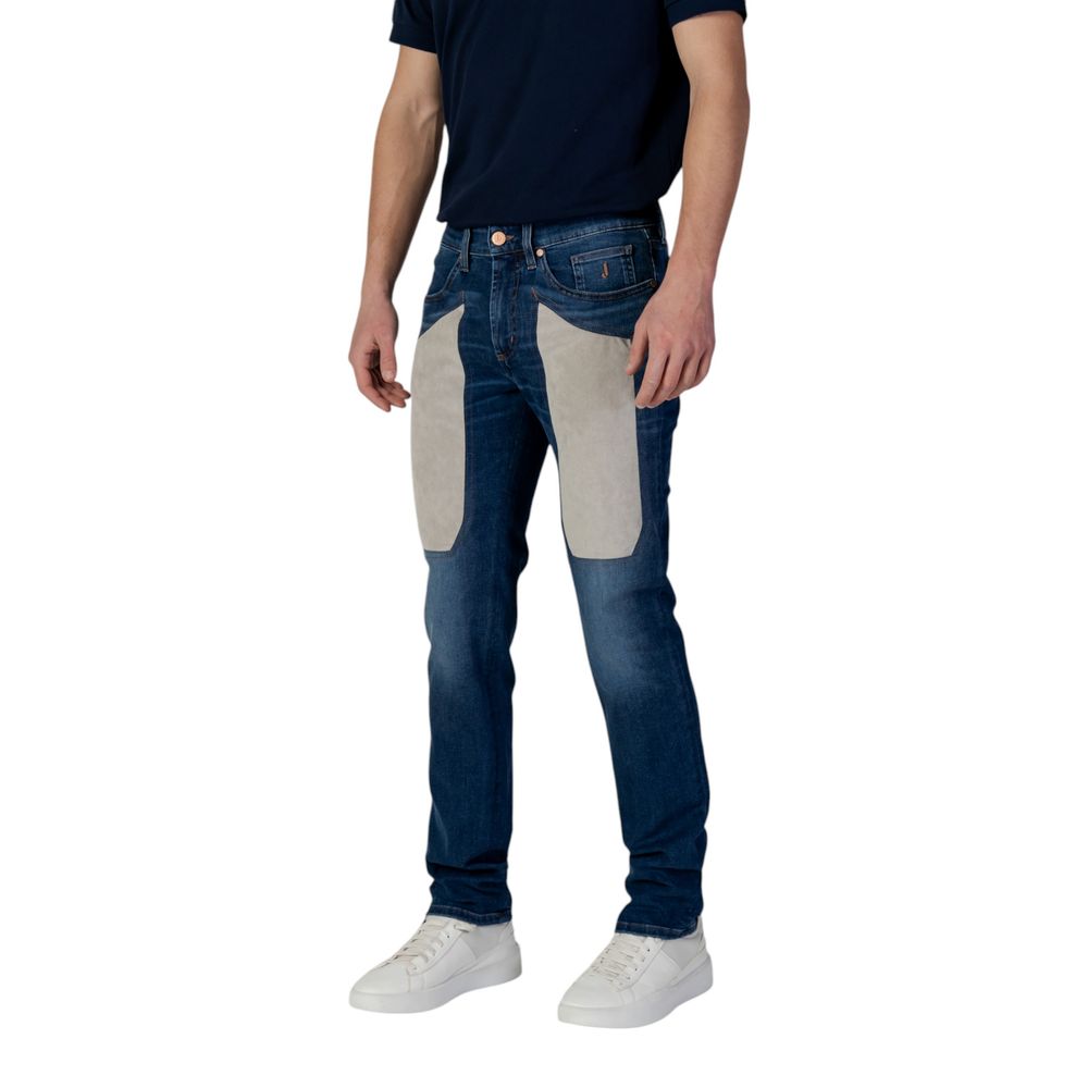 Blue Cotton Jeans & Pant