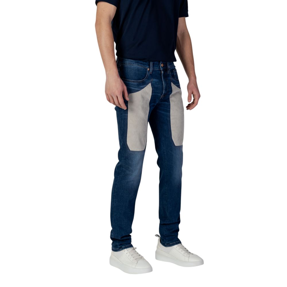 Blue Cotton Jeans & Pant