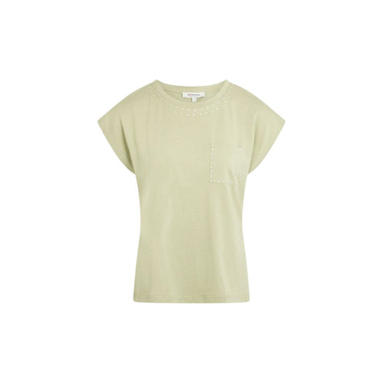 Green Cotton Tops & T-Shirt