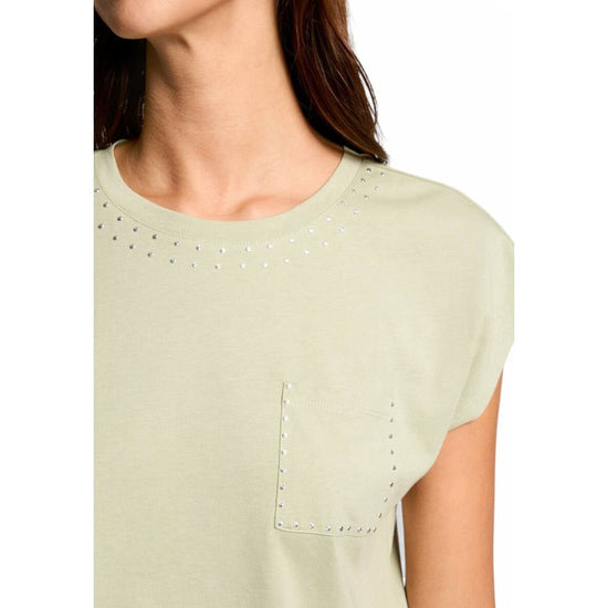 Green Cotton Tops & T-Shirt