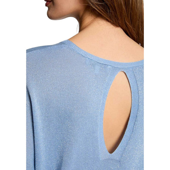 Blue Viscose Tops & T-Shirt