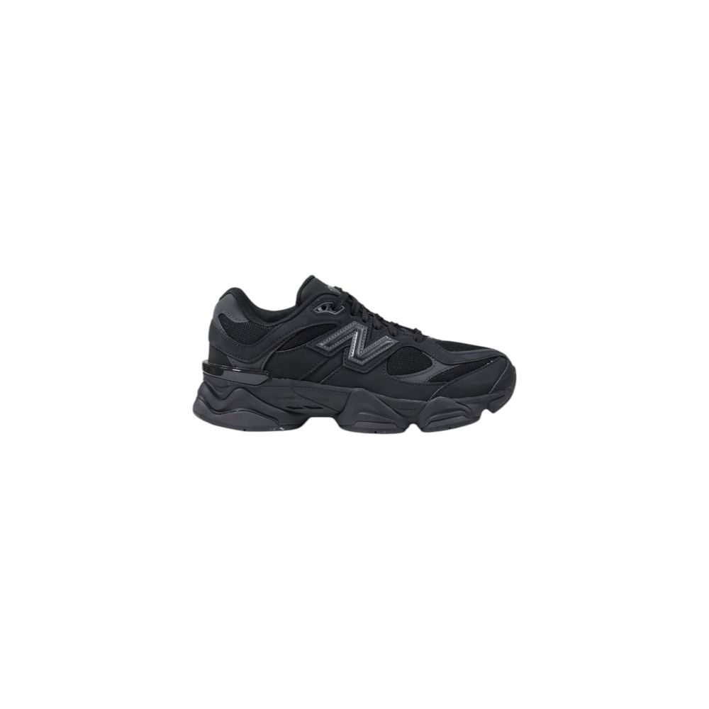 Black Synthetic Leather Sneaker