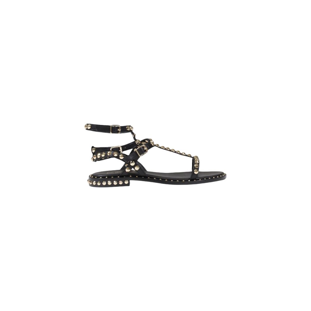 Black Leather Sandal