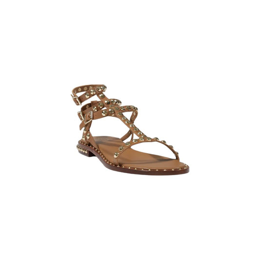 Beige Leather Sandal