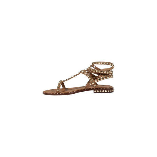 Beige Leather Sandal