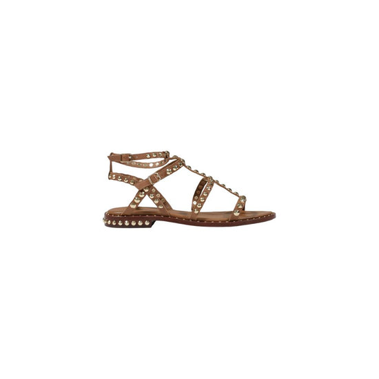 Beige Leather Sandal