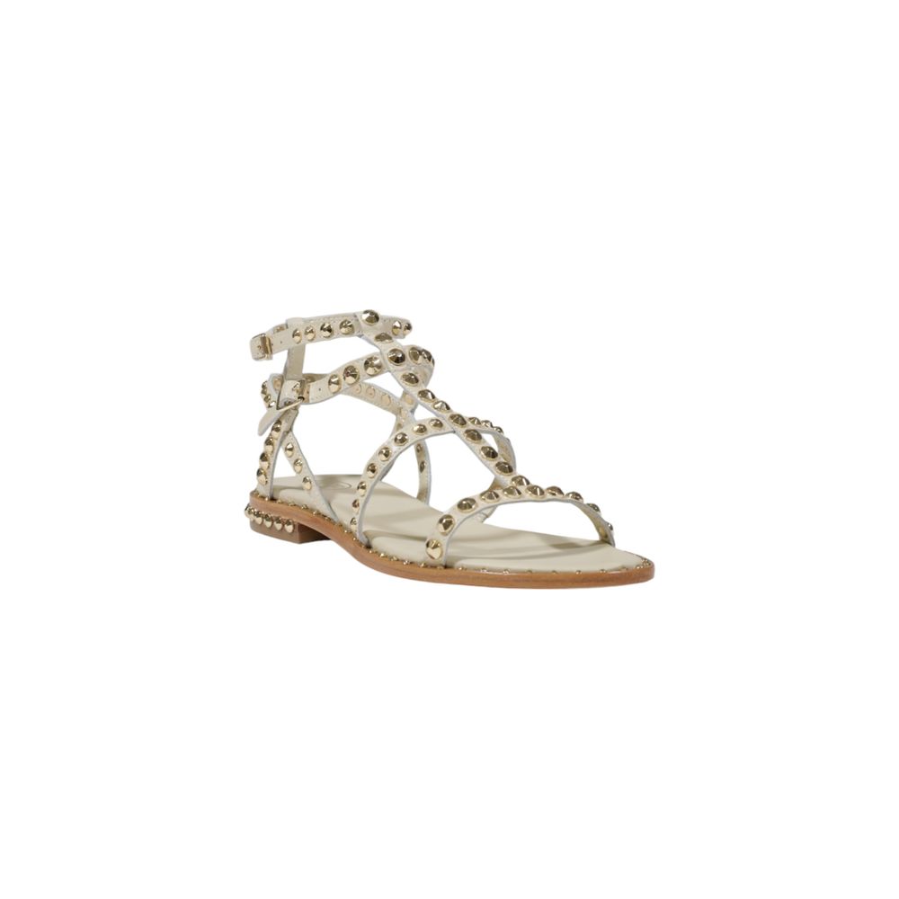 Beige Leather Sandal