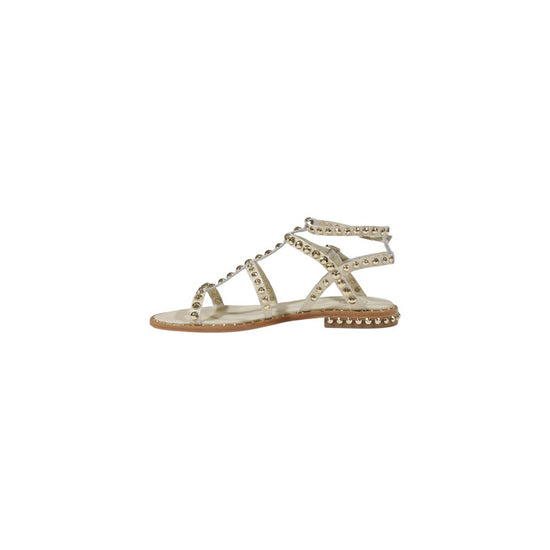 Beige Leather Sandal