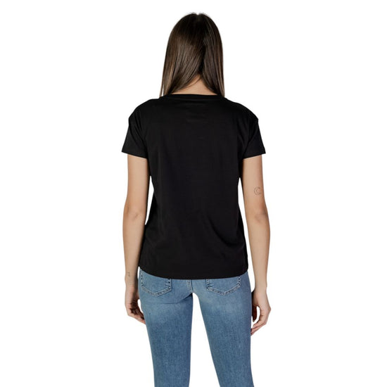 Black Cotton Tops & T-Shirt