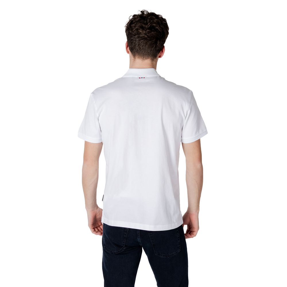 White Cotton Polo Shirt