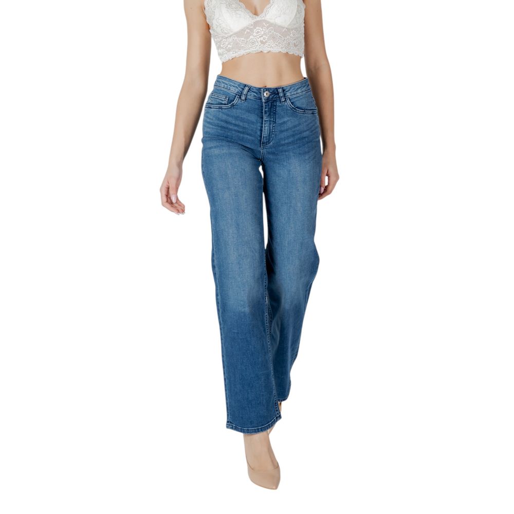 Blue Cotton Jeans & Pant