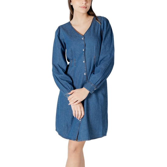 Blue Cotton Dress