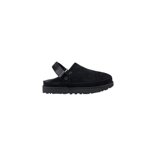 Black Recycled Polyester Flat Shoe